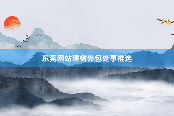 东莞网站建树外包处事推选